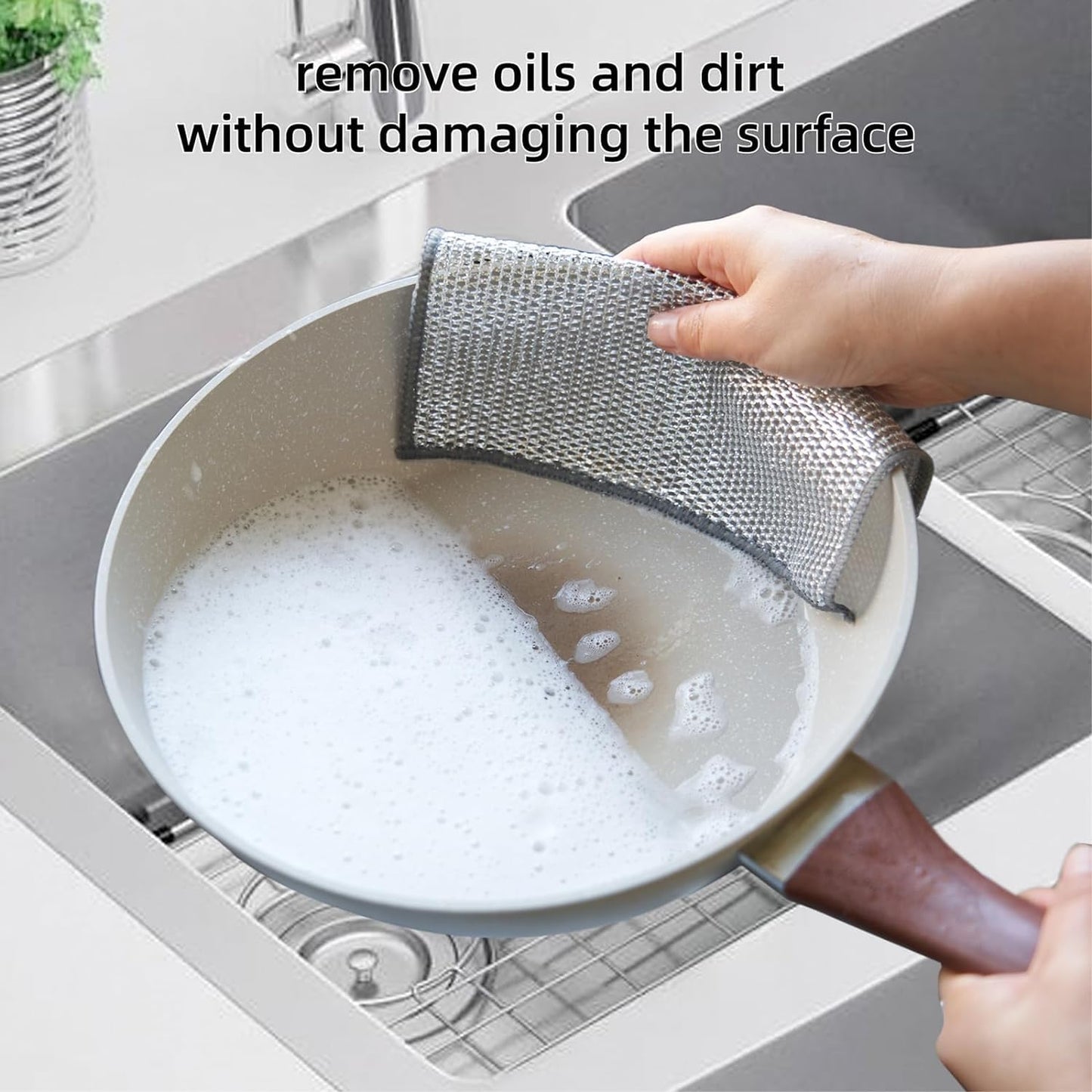 Scrub’n’Shine DishRag: RE-USABLE & MULTI-PURPOSE (Available in packs)