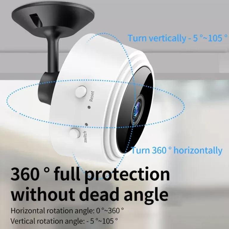 StealthGuard Ultra-Small CCTV: Magnetic, Compact & Rechargeable