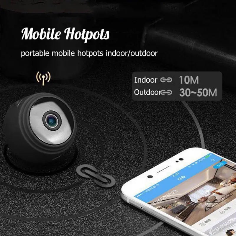 StealthGuard Ultra-Small CCTV: Magnetic, Compact & Rechargeable