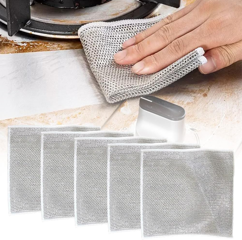 Scrub’n’Shine DishRag: RE-USABLE & MULTI-PURPOSE (Available in packs)