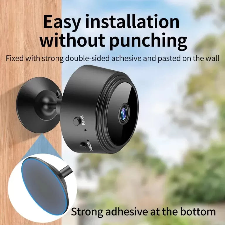 StealthGuard Ultra-Small CCTV: Magnetic, Compact & Rechargeable