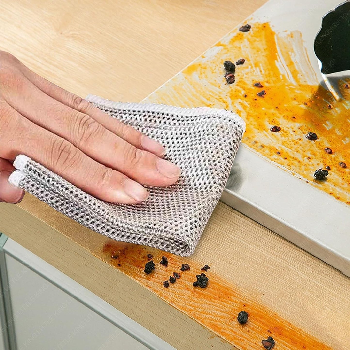 Scrub’n’Shine DishRag: RE-USABLE & MULTI-PURPOSE (Available in packs)